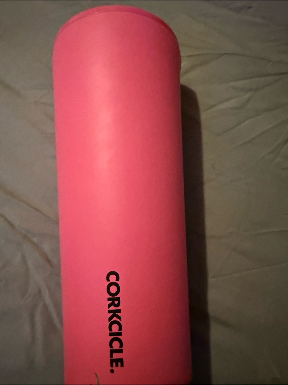 Corkcicle Pink Slim Insulated Tumbler